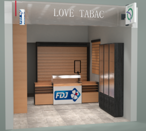 Architecture d’intérieur 3D photoréaliste commerce